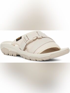 Teva Beige Slide Sandal with Adjustable Strap